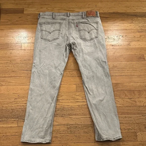 Levi's 511 Light Gray Men's Jeans - Picture 2 of 4